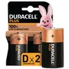 Image de Duracell 2 Pile Alcaline D Plus 100 % - 2 Unités - Duracell