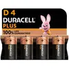 Image de Duracell Plus (4 pcs, D), Batteries + piles