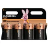 Image de Duracell 4 Pile Alcaline D Plus 100 % - 4 Unités - Duracell