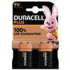 Image de Duracell 2 Pile Alcaline 9 V Plus 100 % - 2 Unités - Duracell