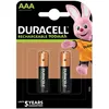 Image de Pack de 2 Piles rechargeables Duracell type AAA 900 mAh