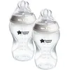 Image de Biberons - TOMMEE TIPPEE - NATURAL START- 340 ml - Anti-colique - Tétine imitant la forme du sein - Lot de 2