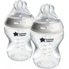 Image de Biberons - TOMMEE TIPPEE - NATURAL START - 260 ml - Anti-colique - Tétine imitant la forme du sein - Lot de 2