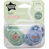 Image de Tommee Tippee, Tétine, Fun Style Sucet 6-18m Mixte x2 (2x, 6 - 18 Mois)
