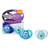 Image de Lot de 2 sucettes closer to nature nuit 6-18m - tommee tippee