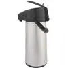 Image de Thermos Pompkan - RVS - 2L2 - Mat - Met Hendel En Venster, Carafe isotherme, Argent