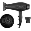 Image de Sèche-Cheveux Revamp Progloss 5500 2400W Cheveux Léger Diffuseur Huiles Extra Douces Noir