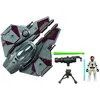 Image de Figurine Star Wars : Véhicule chasseur d'étoile Star Wars et Obi-Wan Kenobi Jedi