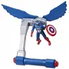Image de Hasbro Marvel Captain America Le Meilleur des mondes 4In Flight
