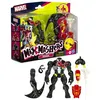 Image de MixMashers Venom Deluxe, figurine 12 cm personnalisable a mélanger et combiner avec accessoires, Marvel, des 4 ans