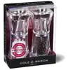 Image de COLE & MASON PRECISION TAP ENSEMBLE CADEAU MOULIN SEL/POIVRE ACRYLIQUE CRISTALLIN 125 MM