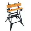 Image de BLACK+DECKER Etabli-Etau Pliable Format 226mm WM550-XJ 2 Mâchoires en Bambou, Charge Maximale de 250 kg