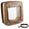 Image de PetSafe Chatiere magnétique 4 voies Deluxe 420 Marron 5006