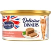 Image de Butcher's Delicious Dinners 24 x 85 g pour chat - saumon, crevettes
