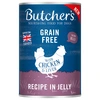 Image de Butcher's Original sans céréales 24 x 400 g pour chien - poulet en gelée