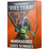 Image de Games Workshop Warhammer 40k - Kill Team Datacards Drukhari Mandragores (Fr) (2024) (Carton)