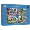 Image de Puzzle 4x500 pièces : La Ronde du Jardinier Gibsons