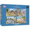Image de Puzzle 4 x 500 pièces : J'aimerais que tu sois ici Gibsons