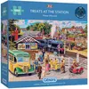 Image de Gibsons Puzzle 1000 pièces Treats at the Station (Les gâteaux à la gare) (1000 pièces)