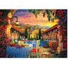 Image de Puzzle 1000 pièces : Coucher de soleil sur la Toscane Gibsons