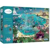 Image de Gibsons Puzzle Animal Society 1000 pièces (1000 pièces)
