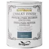 Image de Bruguer, Peinture loisirs créatifs, Finition craie bleu océan pour meubles (750 ml)