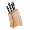 Image de Bloc couteau bambou 5 pièces forgés manche ABS inox Kyu Richardson Sheffield - 697001 - Acier inoxydable - ABS