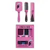 Image de Emily In Paris, Brosse + peigne, Ensemble de soins capillaires - Brosse plate ronde et peigne