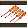 Image de C.K Triton XLS VDE Jeu de tournevis 5 pièces vis à fente, cruciforme Phillips