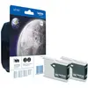 Image de Brother, Cartouche d'impression, LC1000BK - Noir - Original - Cartouche d'encre (pack de 2) (CF)