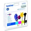 Image de Brother LC970VALBP - Pack de 4 - noir, jaune, cyan, magenta - original - blister - cartouche d'encre - pour Brother DCP-135C, DCP-150C