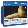 Image de Pack de cartouche d'encre Brother LC1100 Noir, Cyan, Magenta, Jaune