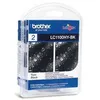 Image de Brother LC1100HYBK - Pack de 2 - à rendement élevé - noir - original - blister - cartouche d'encre - pour Brother DCP-6690CW