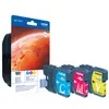 Image de Brother LC1100HY Rainbow Pack - À rendement élevé - jaune, cyan, magenta - original - blister avec alarme acoustique / électromagnétique - cartouche d'encre - pour Brother DCP-6690CW