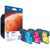 Image de Brother, Cartouche d'impression, LC-1100HY RAINBOWPACK C/M/M/Y (C, M, Y)