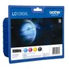 Image de Brother LC1280XLVALBP - Pack de 4 - noir, jaune, cyan, magenta - original - cartouche d'encre