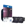 Image de Brother LC1220BKBP2 - Pack de 2 - noir - original - blister - cartouche d'encre - pour Brother DCP-J525W, DCP-J725DW, DCP-J925DW; MyMio MFC-J825N