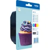 Image de Brother LC123 RainbowPack - Pack de 3 - à rendement élevé - jaune, cyan, magenta - original - blister avec alarme acoustique / électromagnétique - cartouche d'encre - pour Brother DCP-J132, J152, J172, J552, J752, MFC-J245, J470, J650, J6520, J6720,