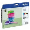 Image de Brother LC221 Value Pack - Pack de 4 - noir, jaune, cyan, magenta - original - cartouche d'encre - pour Brother DCP-J562DW