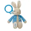 Image de Peluche vibrante et remontante 21cm avec anneau d'attache Pierre Lapin Original