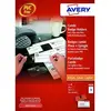 Image de Avery - 4820 - 50 badges en plastique combi (pince métal + épingle). 54x90mm.