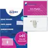 Image de Avery Dennison, Panneau d'information, Set de badges Nom 54x90mm