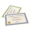 Image de Avery C2425 - Blanc, contour bleu - A4 (210 x 297 mm) - 100 g/m² - 10 feuille(s) papier pour certificats