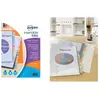 Image de Avery Dennison, Classeur : accessoires, Intercalaires double pochette, 6 touches, PP transparent, dimensions : A4+, touches couleurs assorti
