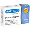 Image de Rapesco, Attaches, Agrafes 26/6mm (1000x)