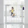 Image de Barrière de sécurité enfant MUNCHKIN portillon semi-auto métal blanc, L.73 /79cm