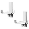 Image de Support mural pour haut-parleur B-Tech BT77-WH inclinable, mobile blanc 1 paire(s)