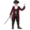Image de déguisement capitaine pirate riche garçon - 7/9 ans - rouge - smiffys 43997m
