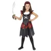 Image de déguisement pirate tête de mort fille - 4/6 ans - noir - smiffys 32341s