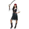 Image de Costume Pirate Femme Deckhand - Bleu - XL